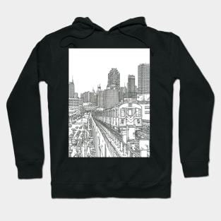 New York City Train Hoodie